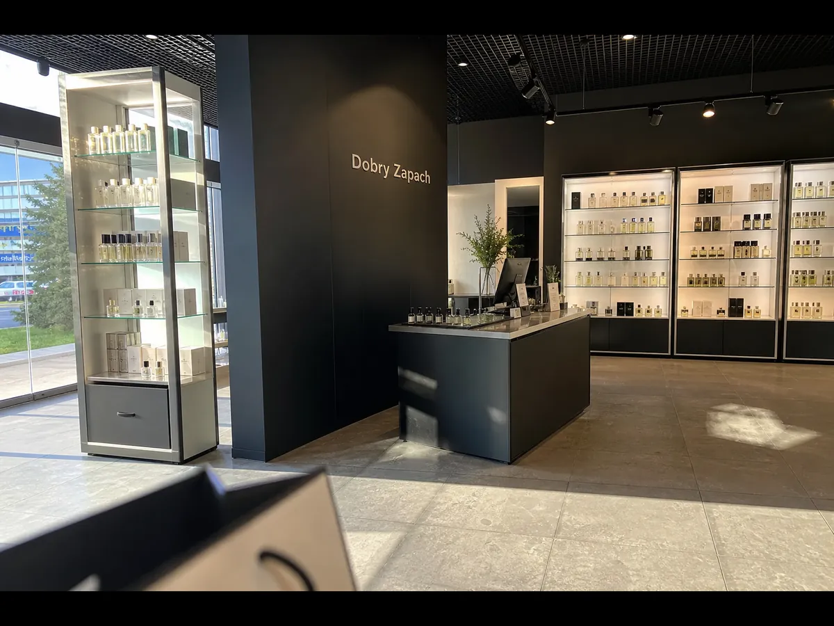 Stoisko DobryZapach w galerii handlowej